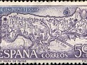 Spain 1971 Compostela Holy Year 50 CTS Dark Olive Green & Blue Edifil 2047. Uploaded by Mike-Bell